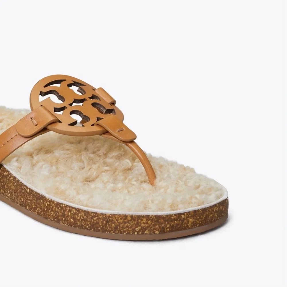 NIB Tory Burch Miller Cloud Shearling - Picture 2 of 9